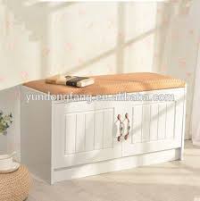 Instead of stacking up shoes by the door, use this classic cabinet to tuck away all your boots and sneakers in a streamlined fashion. Newest Design Wooden Long Shoe Bench Shoe Rack Storage With White Leather Cushion Buy Wooden Shoe Bench Shoe Storage With Doors Shoe Storage Cabinet Shoe Rack Designs Wood Product On Alibaba Com