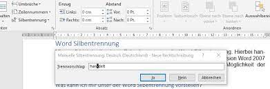 Maybe you would like to learn more about one of these? Manuelle Und Automatische Silbentrennung Bei Word Workingoffice De