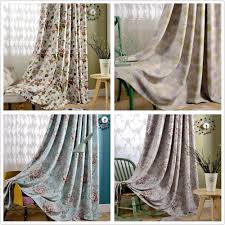 Vintage Country Style Cortinas Farmhouse Curtains Jinya Home Decor Custom Made High Shading Kitchen Living Room Bedroom Panels Curtains Aliexpress