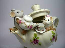 Teapot Mice Tea Pots Pretty Tea Cups Miniature Tea Set