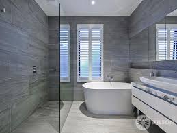 Bathroom Dark Wall Light Floor In 2020 Modern Bathroom Design Modern Bathroom Bathroom Design