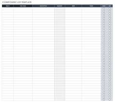 Bill of quantities template excel printable schedule template. Free Bill Of Material Templates Smartsheet