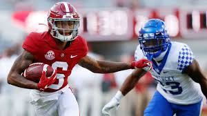 Alabama's devonta smith wins 2020 heisman trophy. Alabama Crimson Tide S Devonta Smith Sets Sec All Time Record For Tds By A Wide Receiver