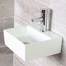 modern white square ceramic small