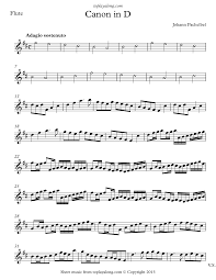 Canon In C Sheet Music Easy Free 47 Canon In D By Pachelbel Free Sheet Music For Flute Visit Sheet Music Free Sheet Music Saxophone Sheet Music