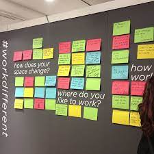 Our Idea Wall Is Getting Really Interesting Come Share How You Workdifferent Neoconography Neocon13 Wall Design Space Design Creative Walls