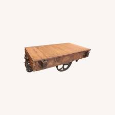 See more ideas about cart coffee table, factory cart, industrial furniture. Vintage Railroad Cart Coffee Table Aptdeco