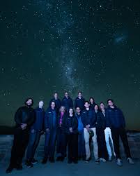 Kyle Franson, graduate student at the University of Texas at Austin, Samuel  Factor, postdoctoral researcher at the University of Texas at Austin, and  Eden McEwen, graduate student at the University of Arizona,