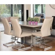 Sets of 6 dining chairs. Presto Dining Set In Concrete Effect With 6 Dining Chairs Furniture In Fashion