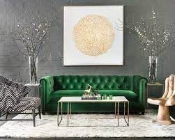 Contemporary Living Room In Green And Gold Green Sofa Living Room Gold Living Room Living Room Green