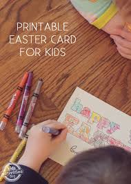 Print and color easter pdf coloring books from primarygames. Printable Happy Easter Cards For Kids To Make Kids Activities Blog