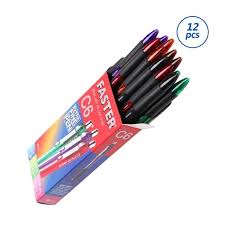 Bolpen Pulpen Faster C6 Extra Fine Anti Macet Praktis Tekan Shopee Indonesia