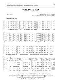 Waktu Tuhan Untuk Paduan Suara SATB - Kandangjago