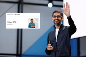 Even powerhouse companies like nike, victoria's secret, groupon, e. When Was Sundar Pichai Born Strange Case That Google Celebrates The Birthday Of The Alphabet Ceo On The Wrong Date
