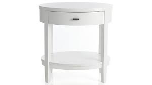 Shop for white metal nightstand online at target. Crate Barrel Arch Oval Nightstand Hosta Labs