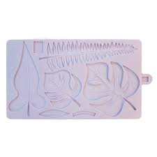 Molde Silicona Para Fondant Hojas Tropicales Karen Davies Cuerno de unicornio dorado, orejas con purpurina y diadema de flores. eur
