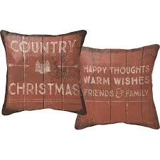 Country Christmas Decorative Throw Pillow 12 X 12 Primitives By Kathy Primitive Decorative Throw Pillows Throw Pillows