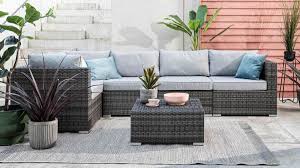 The aruba 9 seater rattan garden corner dining set with arm chair and bench includes free outdoor cover. Best Rattan Garden Furniture 2021 Stylish Outdoor Living Real Homes