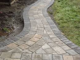 Curved Walkway Curved Paver Stone Walkway Stone Walkway Paver Patio Walkway