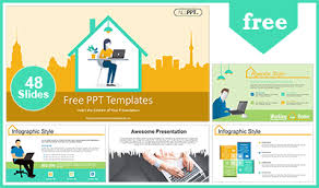 Ketika anda melakukan presentasi seperti mengajar, menyampaikan sebuah program, proyek, promosi dan berbagai presentasi lainnya, rasanya mustahil bisa berhasil dengan sukses jika tanpa menggunakan media. Working From Home Powerpoint Templates For Free