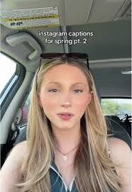 Caroline Alvarado Spring Captions