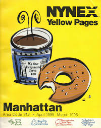 Nynex Yellow Pages April 1995 Nyc Coffee Yellow Pages Area Codes