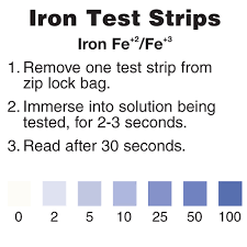 Iron Test Strip Precision Laboratories