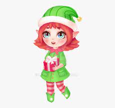 Klaus or frosty the snowman silent night charades challenges players to name that tune without actually hearing the tune. Cartoon Green Fictional Elf Plant Mythical Creature Christmas Wig Chibi Elf Christmas Drawing Hd Png Download Kindpng