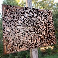 Octave 32x24 Wooden Wall Art Etsy Wooden Wall Art Etsy Wall Art Carved Wood Wall Art