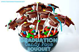 Graduation Cap Candy Pops Graduation Party Graduation Candy College Graduation Parties
