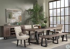 Paladin Rustic Charcoal Extendable Dining Table In 2020 Modern Farmhouse Dining Room Farmhouse Dining Room Table Modern Farmhouse Dining