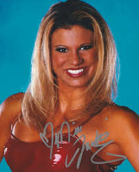 Miss Jackie Gayda autographed 8x10 WCW WWE Free Shipping I149