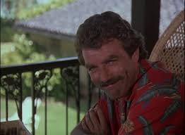 tom selleck as thomas magnum in season two of magnum, p.i. primetime emmy  award nominee for outstanding lead actor in a drama...