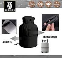 Amazon.com: Orqihod Cubierta de tanque de propano de 20 libras, cilindro de  tanque embellecedor, cubierta de tanque de gas propano ventilado para ...