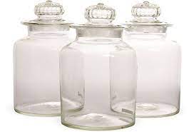 Our budget friendly options make life's special moments even more memorable. Unique Trio Of Decorative Glass Jars With Ornate Lids Decorative Glass Jars Apothecary Jars Glass Jars