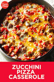 Zucchini Pizza Casserole Recipe Casserole Recipes Main Dish Zucchini Casserole Recipes Pizza Casserole