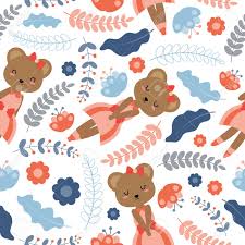 3.faq a.what is this wall paper? Seamless Pattern With Cute Bear And Flowers Vector Cartoon Suitable For Spring Wallpaper Design Scrap Paper And Kid Fabric Clothes Royalty Free Cliparts Vectors And Stock Illustration Image 102392307