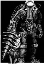 Bioshock 2 Big Daddy Subject Delta By Jamie Hager Delta Art Bioshock Art Bioshock