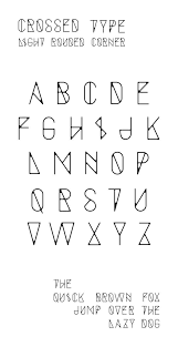 25+ best bullet journal font ideas for inspiration in 2021. Crossed Type By Baptiste Chlx Via Behance Bullet Journal Font Bullet Journal Writing Journal Fonts