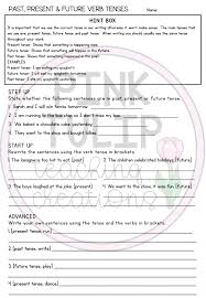 Past Present And Future Verbs Worksheet Grammar Worksheets Grammar Grammar Resources