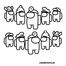 This among us game can be played by 4 to 10 people in one lobby. Free Printable 30 Among Us Coloring Pages For Kids