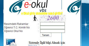 2007 yılında hizmete meb tarafından hizmete sunulan vbs öğrenci bilgi. E Okul Giris Sistemi Devamsizlik Sorgulama E Okul Ogrenci Girisi