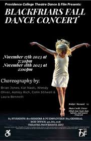 Blackfriars Fall Dance Concert 2023 Playbill" by Providence College