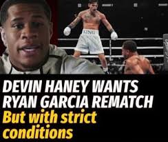 BTN: Team Haney is calling out Ryan Garcia for a rematch, but with strict  conditions. Bill Haney, Devin's father and trainer, gave Garcia a 48-hour  window to enroll in VADA drug testing,