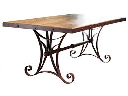 Find great deals on ebay for antique kitchen table and chairs. International Furniture Direct 900 Antique Ifd962table Mc Trestle Dining Table With Metal Base Sam Levitz Outlet Kitchen Tables