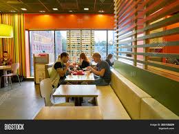 More dc mcdonald's getting kiosks, table service, curbside. Kaliningrad Russia Image Photo Free Trial Bigstock