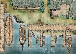 Westport Docks 24x17 Battlemaps Dungeon Maps Fantasy Map Tabletop Rpg Maps