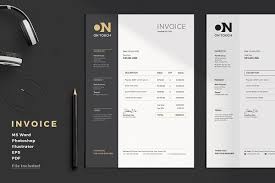 Download Creativemarket - 2 Simple Invoice 98929 Gif