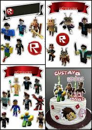 Roblox Free Printable Cake Toppers Party Printables Free Free Birthday Stuff Roblox Birthday Cake