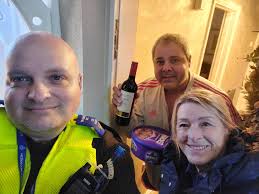 The police completed the judging last night . A very difficult job . The  weather was horrific so I haven't got photos of the winning houses, I will  post those later .